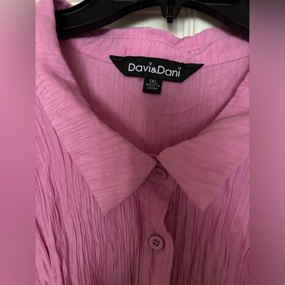 Beautiful Crinkle Tie Waist Button up Dress 👗 - Picture 3 of 5